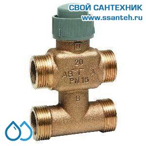 10206 Honeywell, V5833C4011 Клапан трехходовой с байпасом регулирующий резьбовой, PN16, DN20, Kvs 2.5, 2.5мм, 2…120 °C, on-off