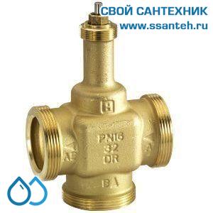 10211 Honeywell, V5833A2118 Клапан трехходовой регулирующий резьбовой, PN16, DN40, Kvs 25, 6.5мм, 2…120 °C
