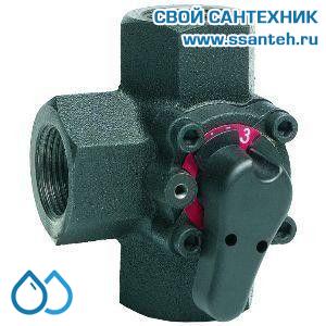 10269 Honeywell V5433A1064 Клапан трехходовой поворотный муфтовый, PN6, DN40, Kvs 25, 2…110 °C