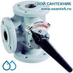 10288 Honeywell DR40GFLA Клапан трехходовой поворотный фланцевый, PN6, DN40, Kvs 25, 2…130 °C