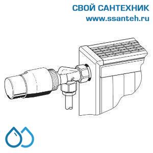 10449 Honeywell T4321 Термоголовка, M30 x 1.5, 11,5 мм, черный/хром