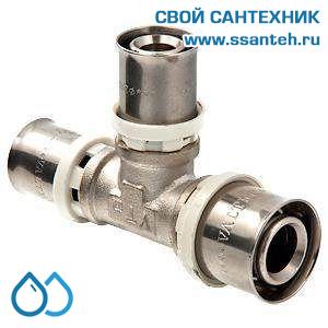 11291 Тройник пресс с переходом на нар.р. 26 х 1/2" х 26 