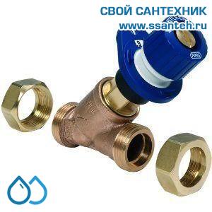 12551 Honeywell, V5010X0050 Клапан запорно-балансировочный, DN50, НР, Kvs 38,0м3, синий