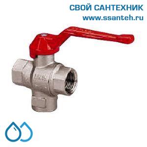 14738 HERZ 1241201 Кран шаровой переходной 1/2" рычаг
