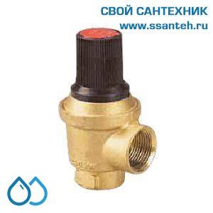 14764 HERZ 1260703 Клапан предохранительный сбросной для котлов и водонагревателей 0..110°С, DN 25 PN 2,5, до 200 кВт