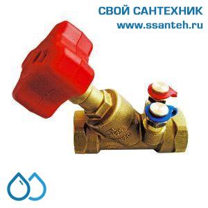 15030 HERZ 1401703 Клапан балансировочный для отопления с постоянным значением, DN25, 1", PN20, Kvs 6,50 м3/час, 130°С, Штремакс-M