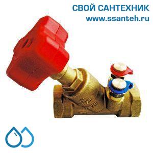 15032 HERZ 1401705 Клапан балансировочный для отопления с постоянным значением, DN40, 1 1/2", PN20, Kvs 18,50 м3/час, 110°С, Штремакс-M 