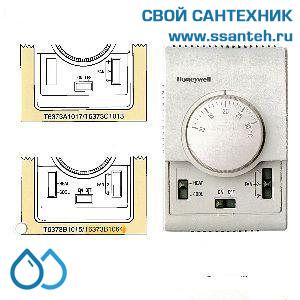 15749 HONEYWELL T6373C1013 Термостат для фэн-койлов 3-х ск., 10-30С, 230В, антисипатор, нагрев/охлаждение