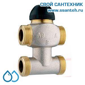 16288 HERZ 1776360 Клапан трехходовой смесительно-разделительный, DN10, 1/2", Кvs 0,63 байпас