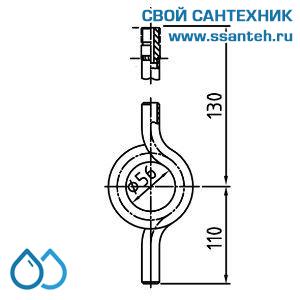 17621 Honeywell K430D Сифон "с петлей"