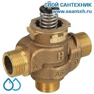 17939 Honeywell VCZMQ6000/U Клапан трехходовой регулирующий зонный, 1" НР, Kvs 7,7, 95С, PN20