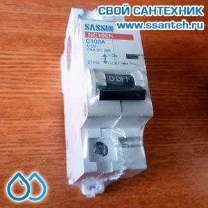 18267 Автоматический выключатель SASSIN NC100H 1P 100A (упаковка 6 шт)