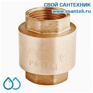 19314 Клапан обратный с латунным сердечником, PN 10, 1/2"