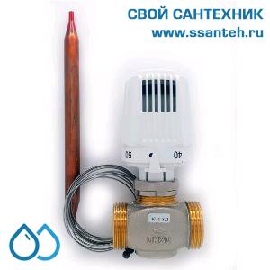20097  TERMICUS VC776050-3,2 Регулятор температуры обратного действия, DN20, +20...+50°С, Kvs 3,2 м3/час, с выносным термобаллоном