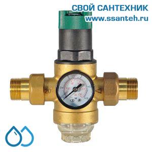 23664 AH R06-3/4C клапан понижения давления на холодную воду, DN20, PN16, 0...+40°C, Kvs=3,1м3/час, 1,5–6,0Бар