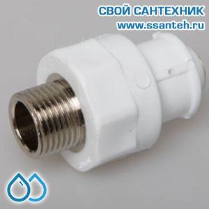 06142 PP-R Муфта НР 16х1/2 (30/180)