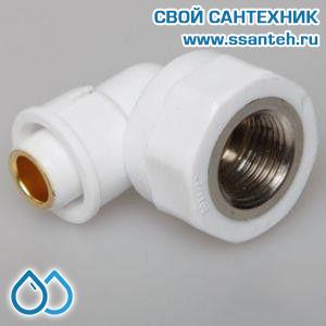 06176 PP-R Уголок ВР 32х1" (10/60)