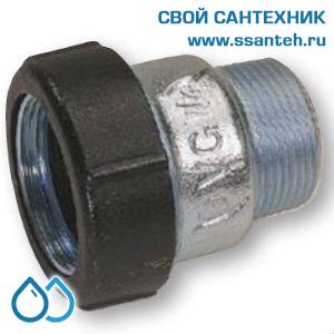 08816 Обжимное соединение чугунное, НР 1/2"